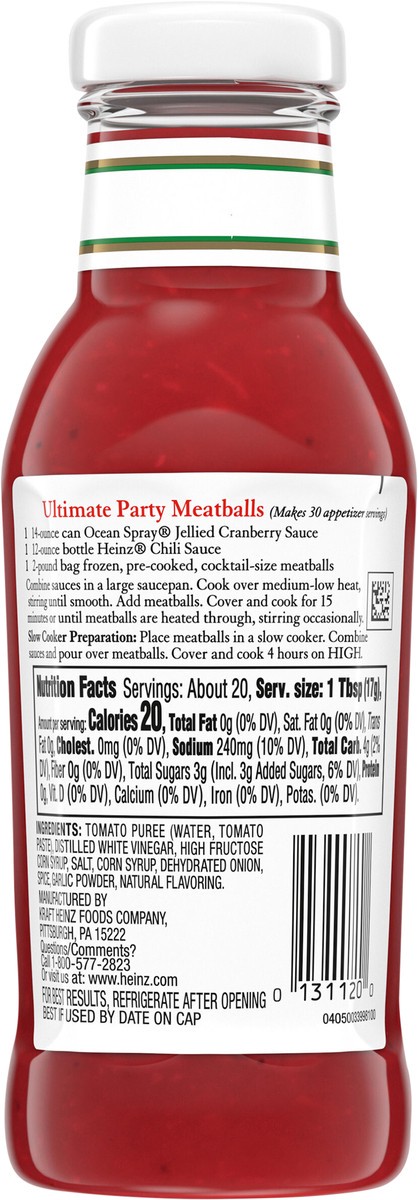 slide 5 of 13, Heinz Chili Sauce, 12 oz Bottle, 12 oz