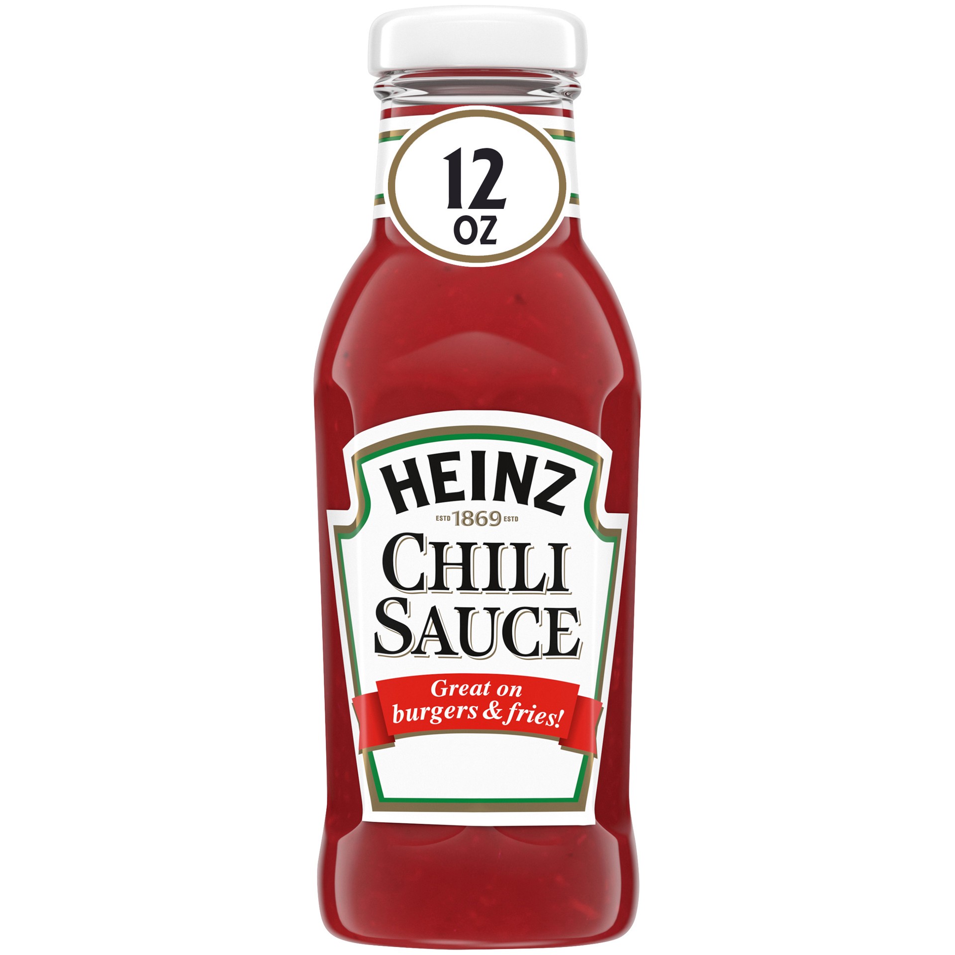 slide 1 of 1, Heinz Chili Sauce Bottle, 12 oz