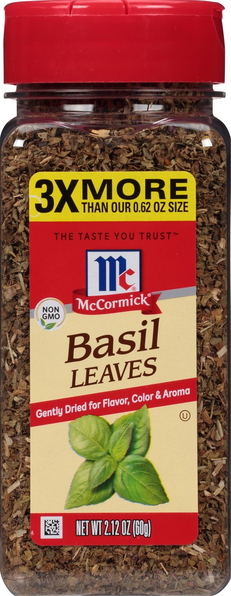 slide 7 of 8, McCormick Basil Leaves, 2.12 oz