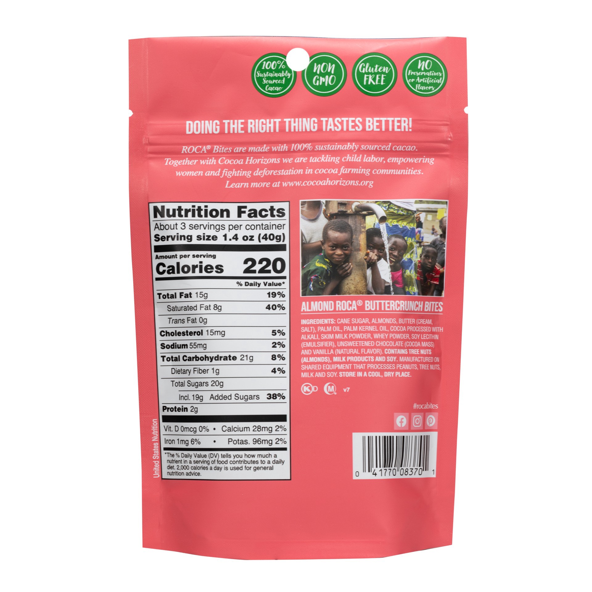 slide 2 of 4, Roca Buttercrunch Bites 4.4 oz, 4.4 oz