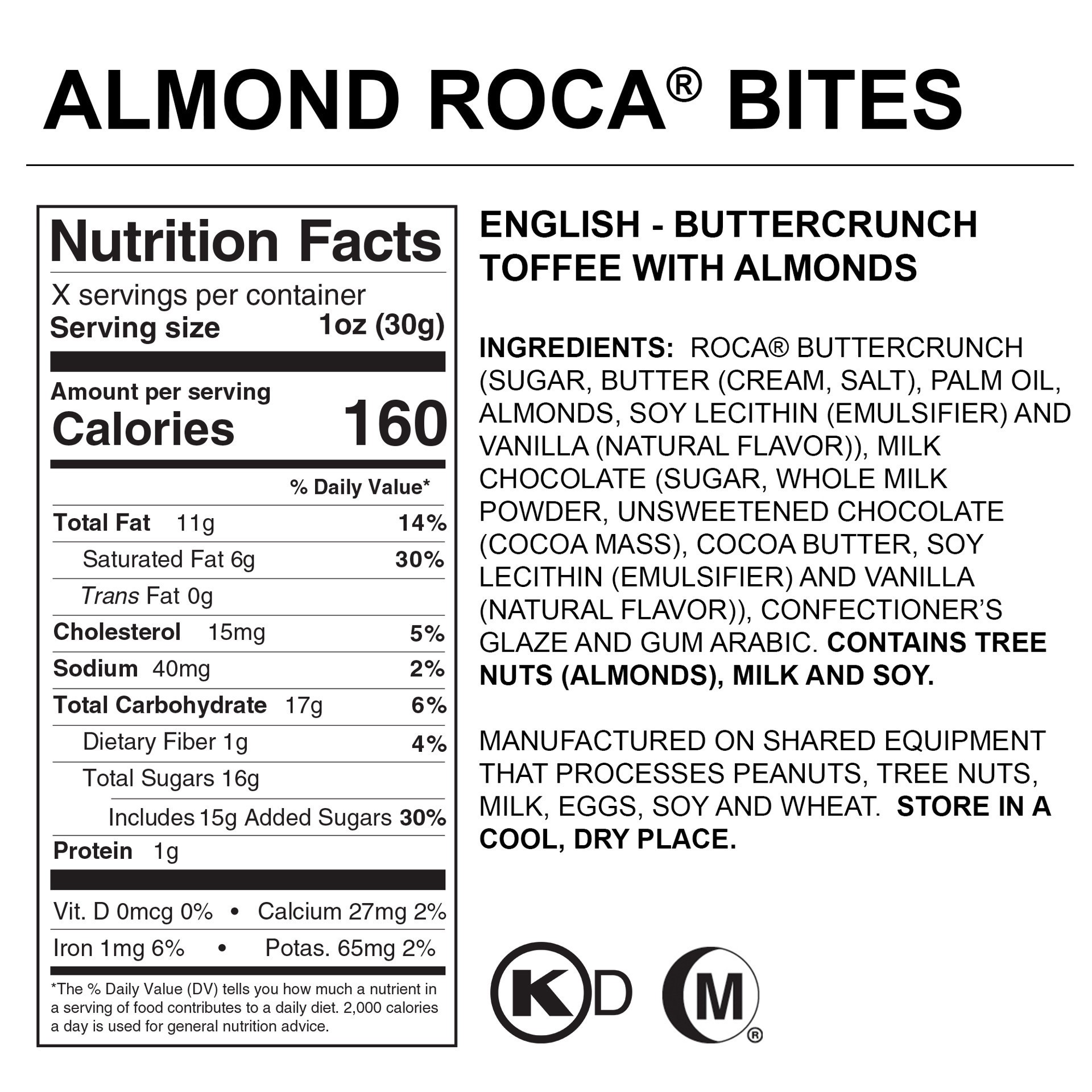 slide 4 of 4, Roca Buttercrunch Bites 4.4 oz, 4.4 oz