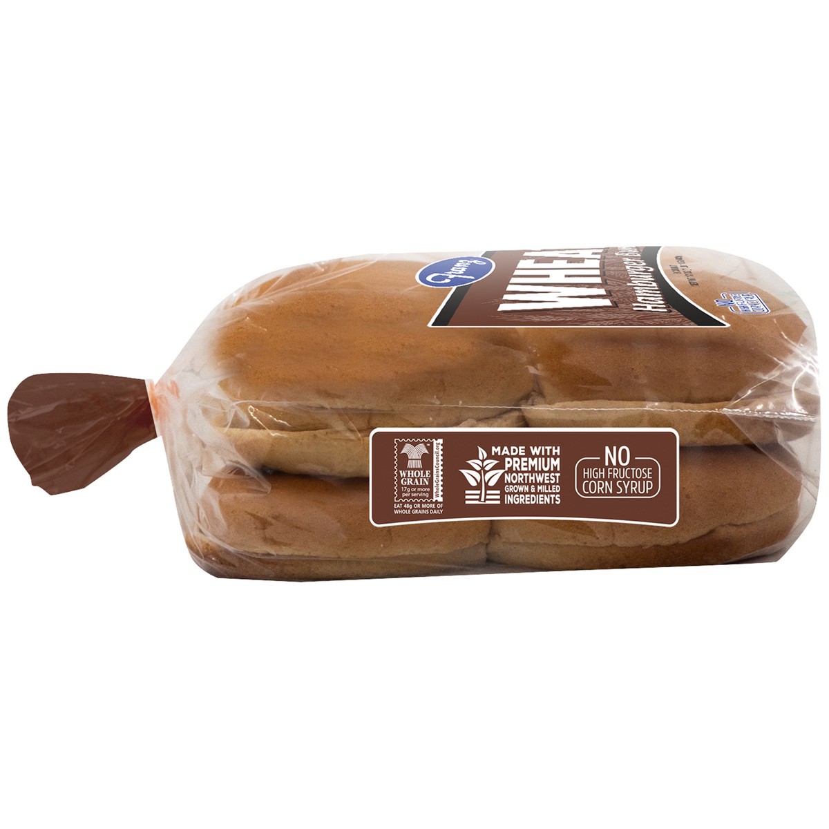 slide 9 of 10, Franz Wheat Cluster 8's Whole Grain Hamburger Buns 17oz, 