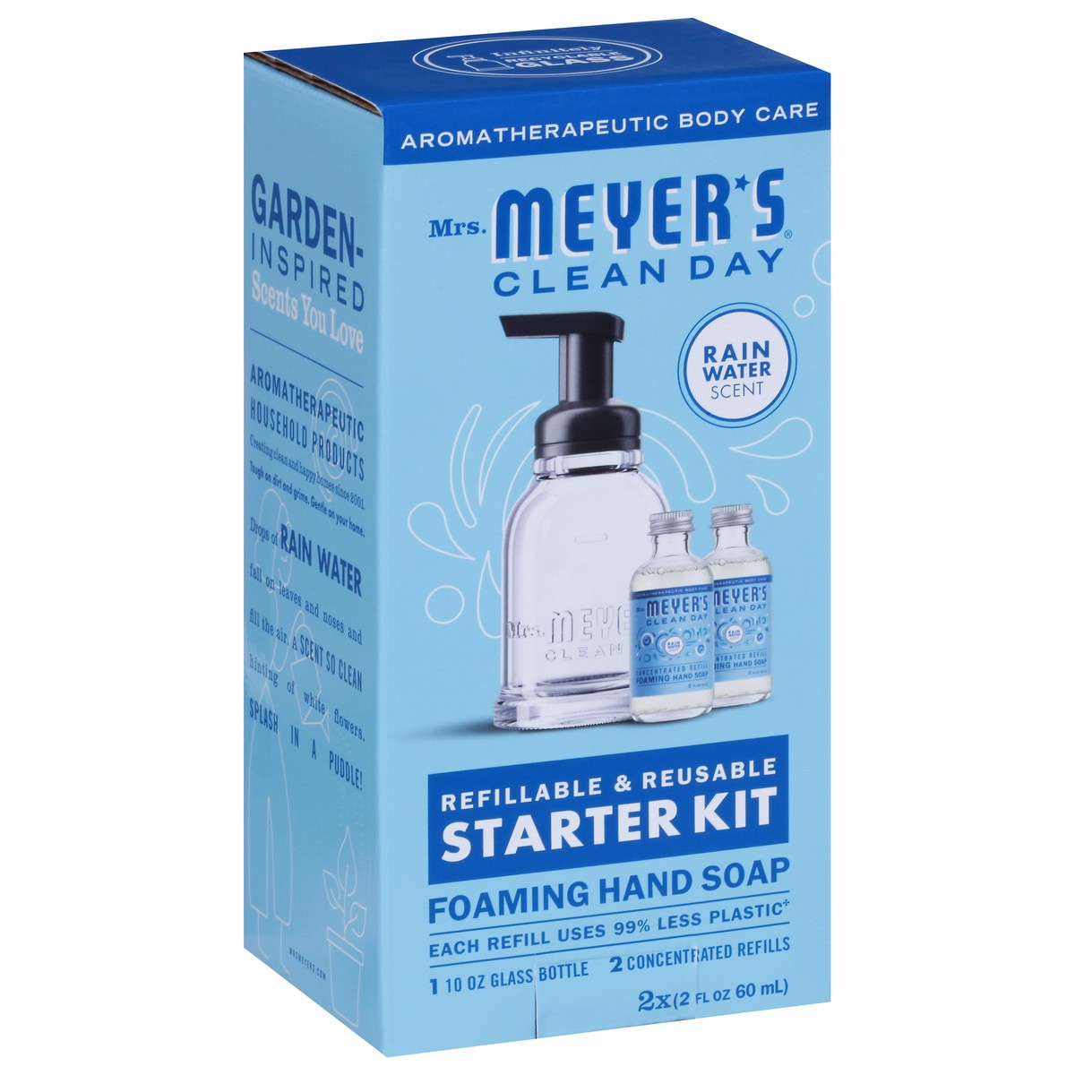 slide 4 of 9, Mrs. Meyer's Clean Day Starter Kit Foaming Rain Water Scent Hand Soap 1 ea, 1 ct