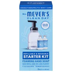 Mrs. Meyer''s Clean Day Starter Kit Foaming Rain Water Scent Hand Soap 1 ea