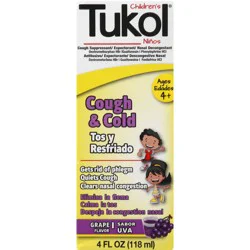 Tukol Children's Ages 4+ Grape Cough & Congestion 4 fl oz