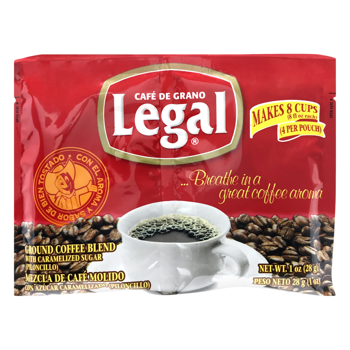 slide 1 of 1, Legal Ground Coffee Blend With Caramelized Sugar - 1 oz, 1 oz