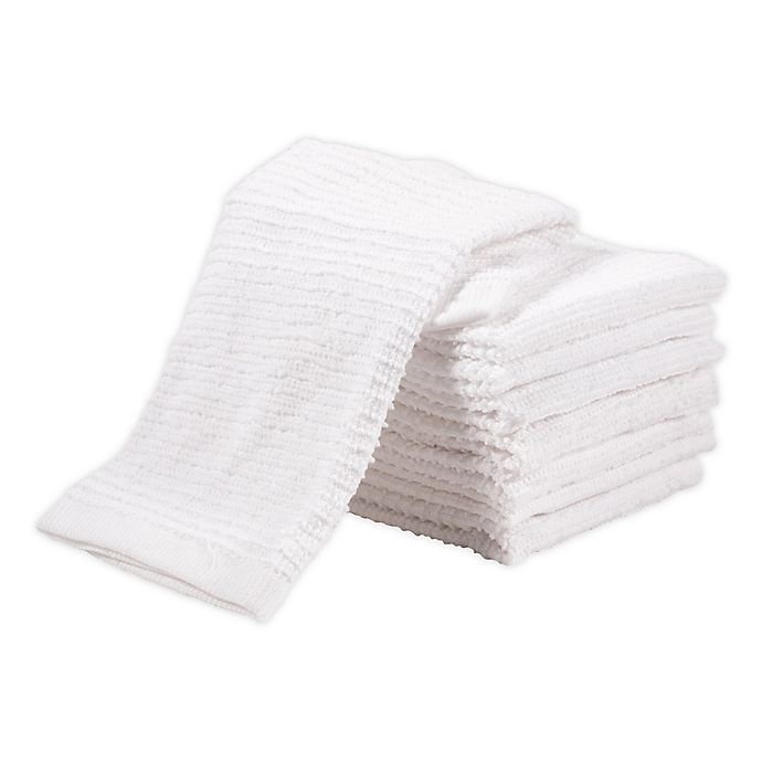 slide 1 of 2, SALT Mop Dish Cloths - White, 8 ct