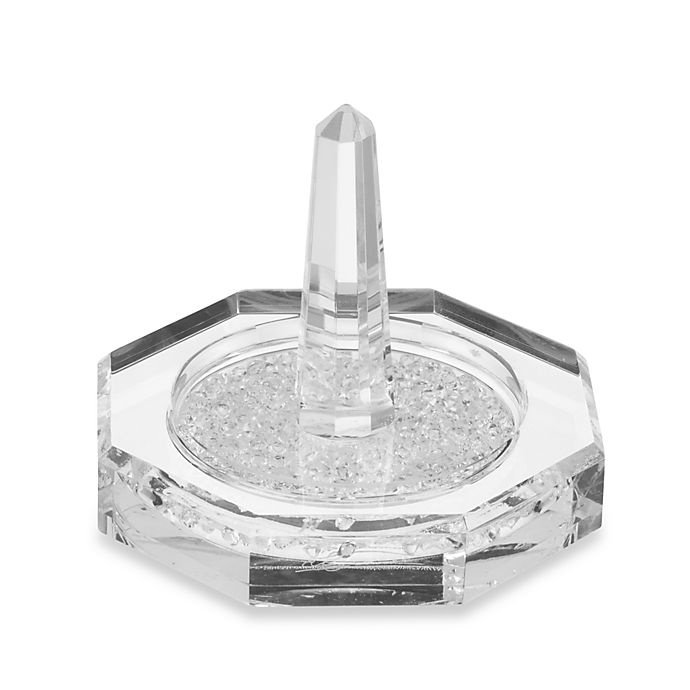 slide 1 of 1, Oleg Cassini Crystal Diamond Ring Holder, 1 ct