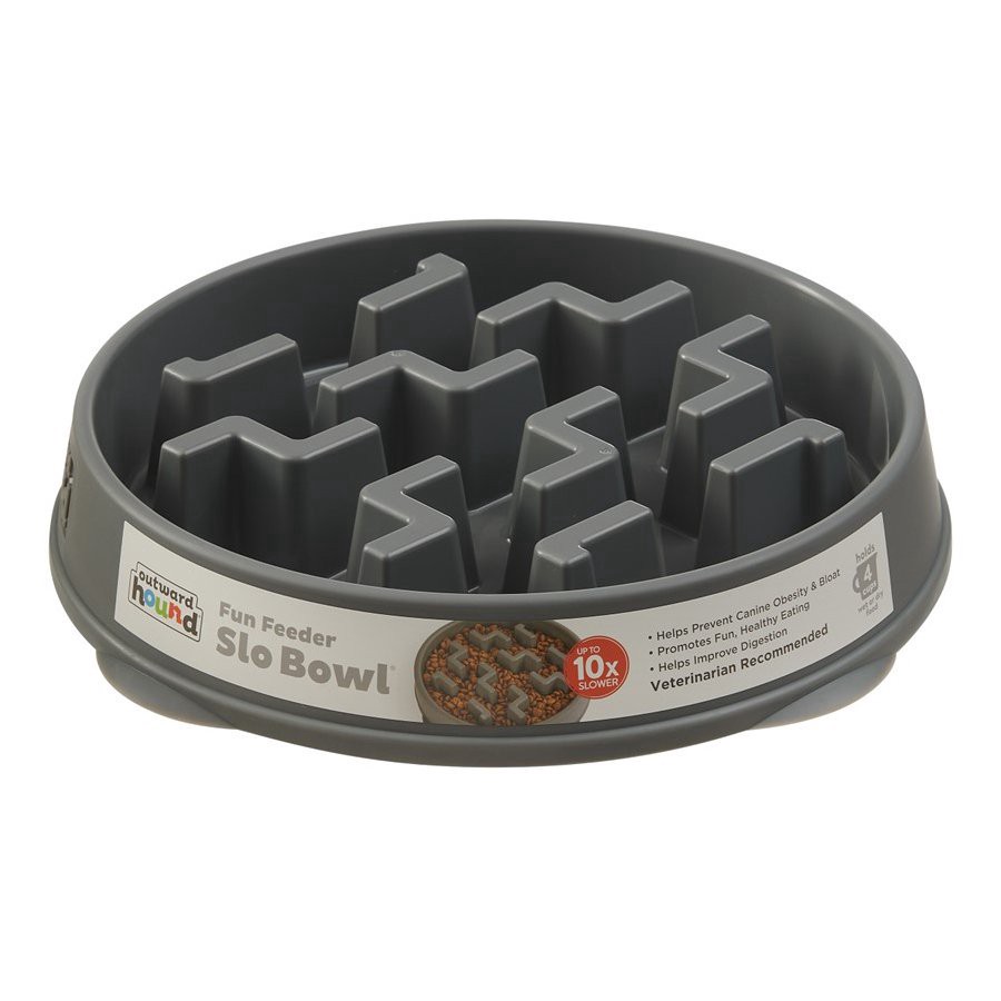 slide 1 of 1, Outward Hound Fun Feeder Slo Bowl - Large, 1 ct