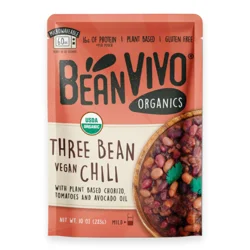 BeanVIVO Three Bean Chili, Vegan, Mild