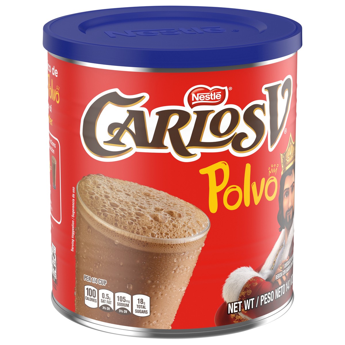 slide 8 of 14, Carlos V Chocolate Flavored Drink Mix English-Spanish - 14.1 oz, 14.1 oz