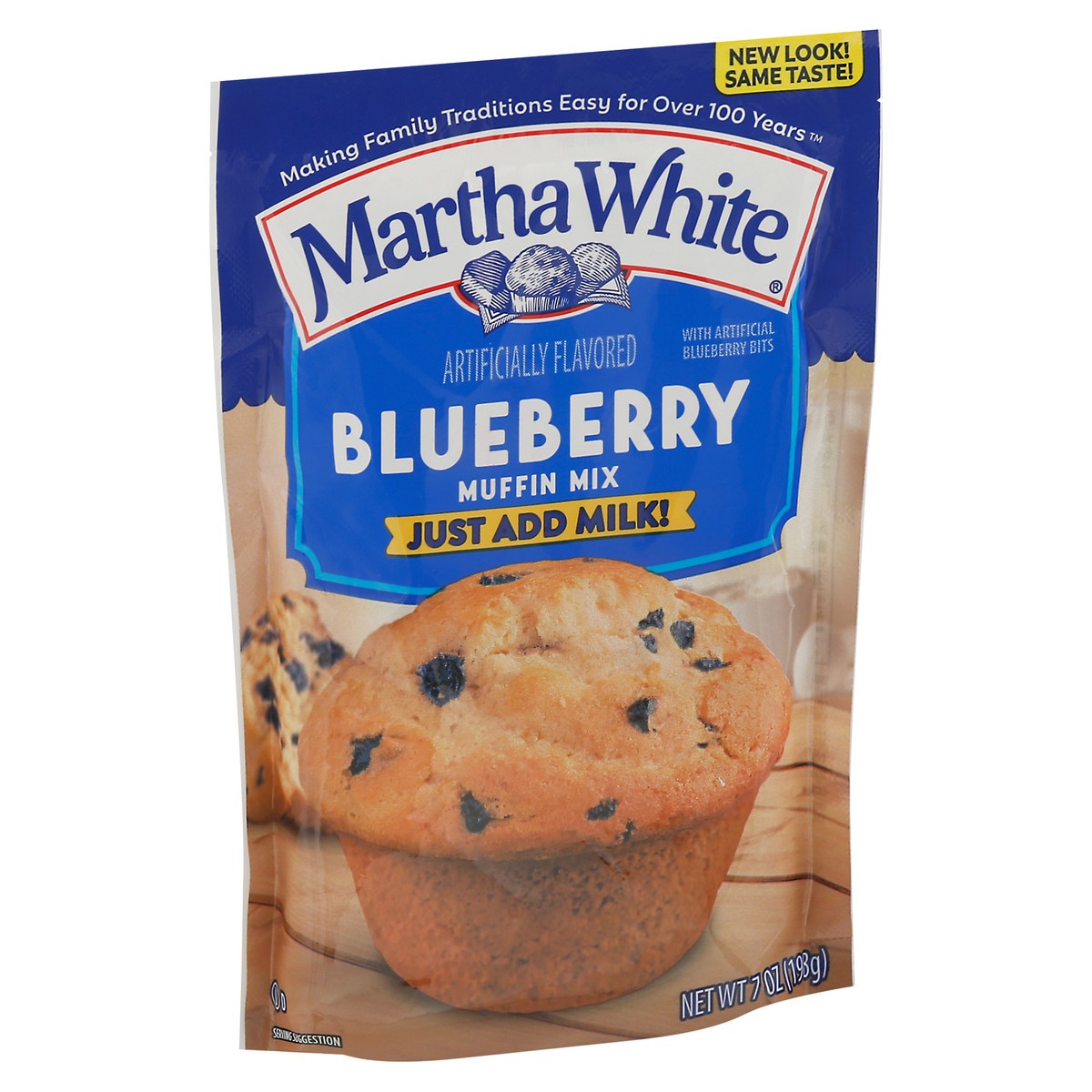 slide 2 of 9, Martha White Blueberry Muffin Mix 7 oz, 7 oz
