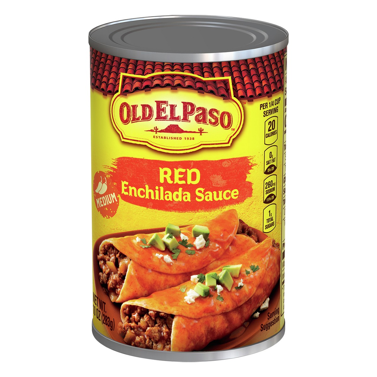 slide 8 of 9, Old El Paso Medium Red Enchilada Sauce, 1 ct., 10 oz., 10 oz