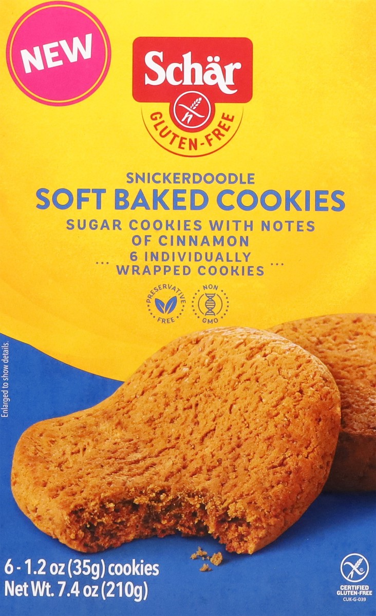 slide 9 of 12, Schar Gluten Free Snickerdoodle Cookies, 7.4 oz