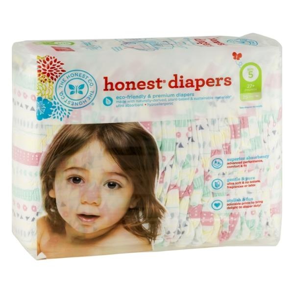 slide 1 of 1, Honest Company Diapers Club Pack, Pastel Tribal (Select Size), 1 ct