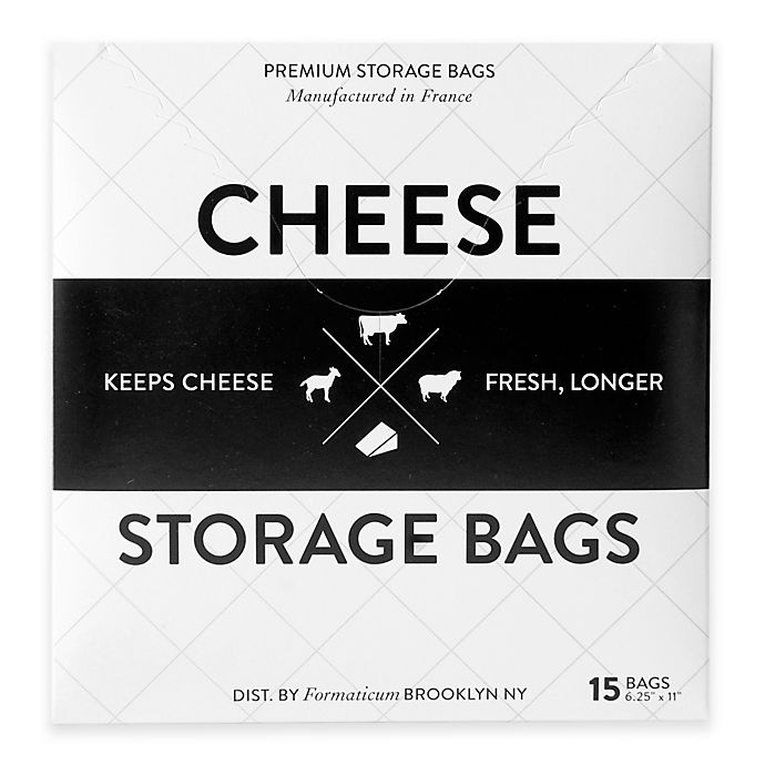 slide 1 of 2, Formaticum Cheese Storage Bags, 15 ct