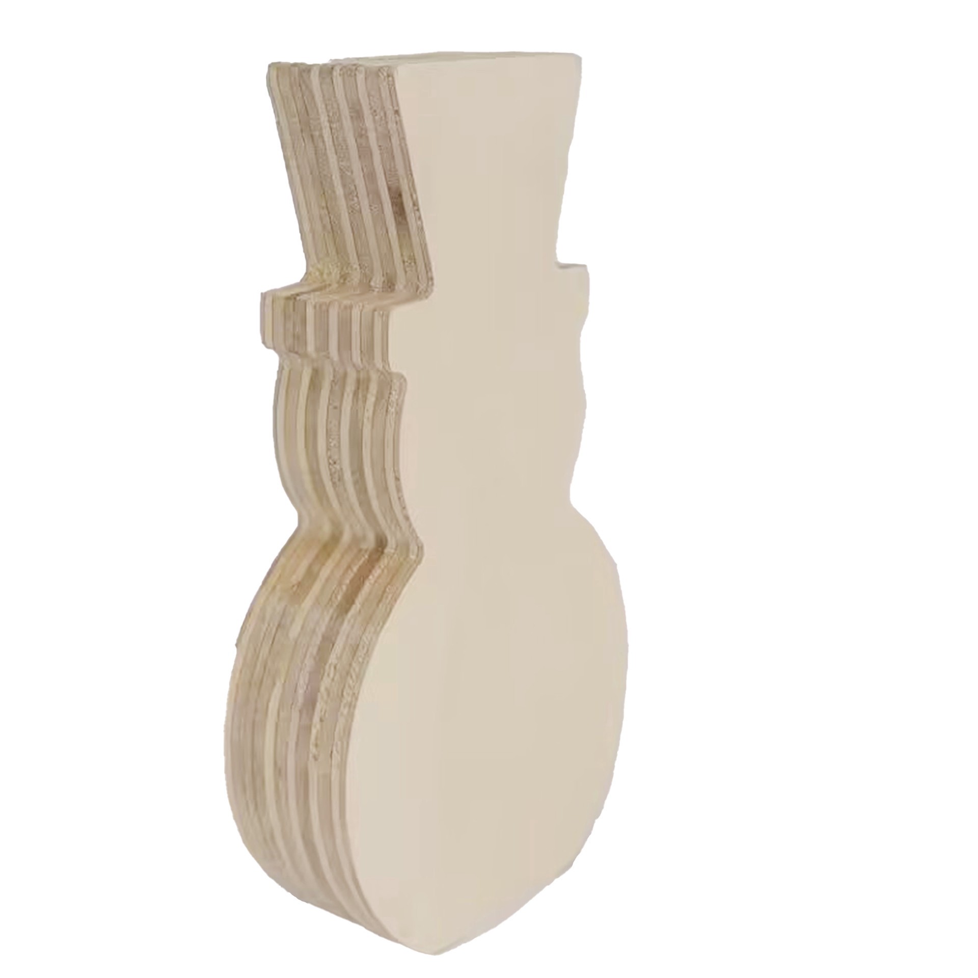 slide 3 of 3, 5" Unfinished Snowman Wood Planks, 3ct. By Make Market, 3 ct