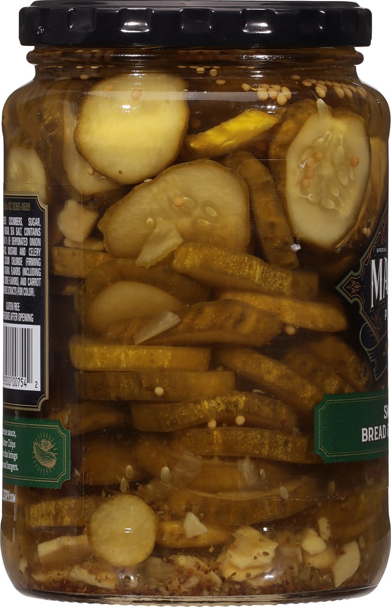 slide 6 of 14, Majestic Picklery Premium Smoky BBQ Bread & Butter Pickle Chips - 24 fl oz jar, 24 fl oz