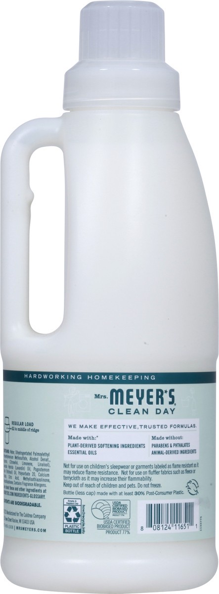slide 12 of 13, Mrs. Meyer's Clean Day Birchwood Scent Fabric Softener 32 fl oz, 32 fl oz