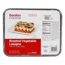 slide 1 of 1, GFS Roasted Vegetable Lasagna, 80 oz