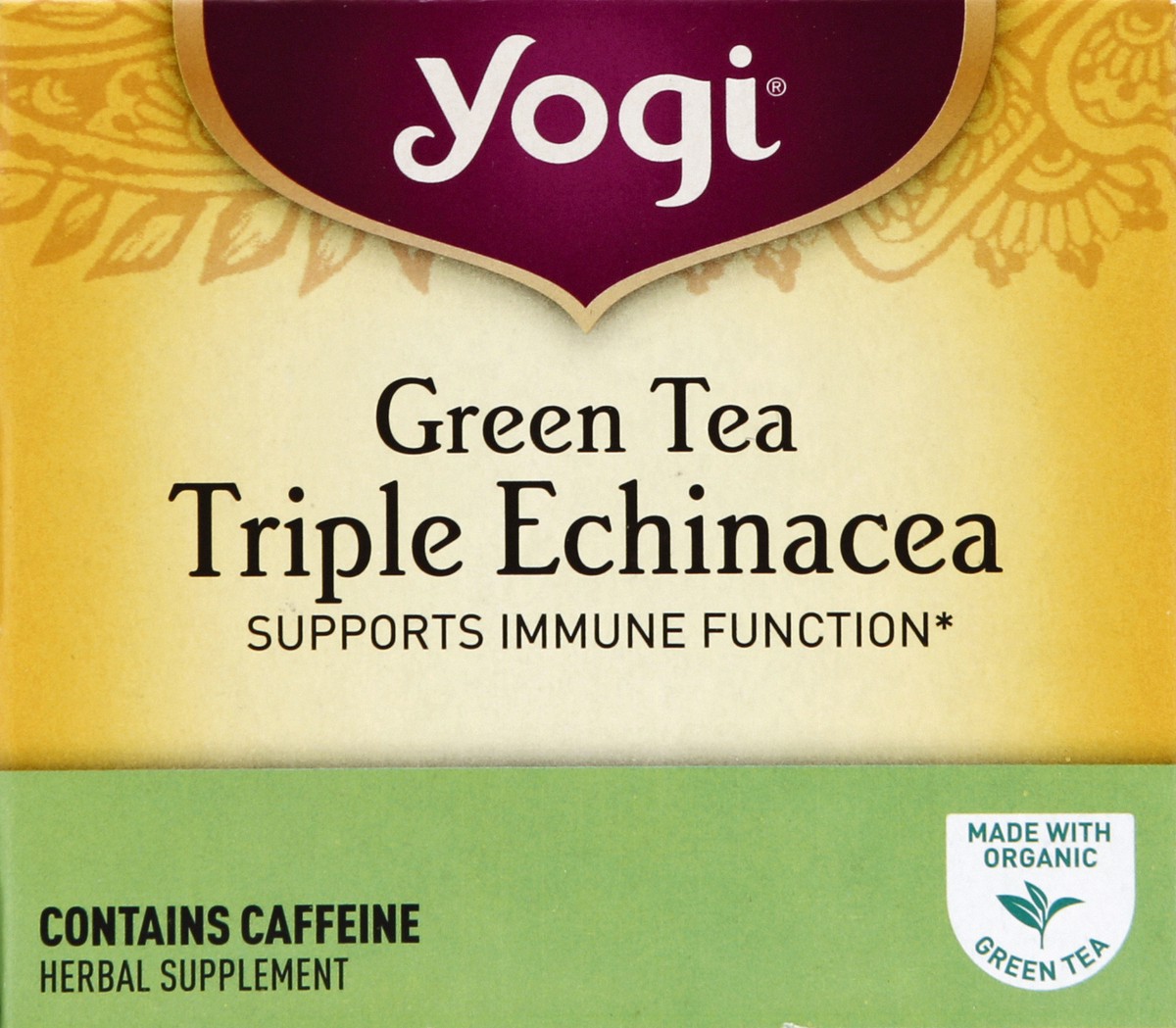 slide 2 of 4, Yogi Tea Green Triple Echinacea Organic, 16 ct