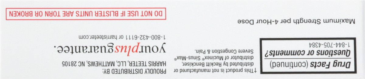 slide 7 of 13, Harris Teeter Mucus Relief Severe Cong, 20 ct