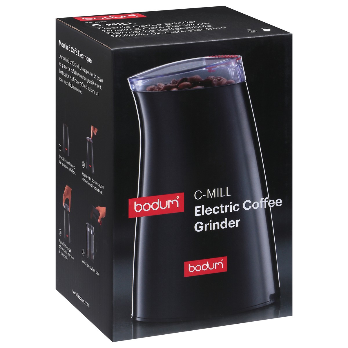 slide 7 of 9, Bodum C-mill Electric Coffee Grinder - EA, 1 ct