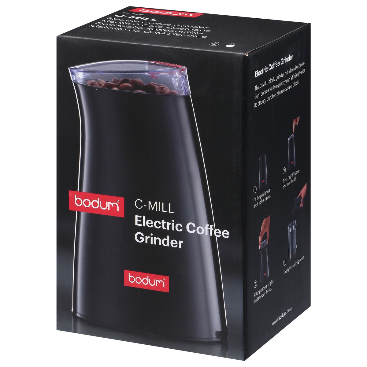 slide 6 of 9, Bodum C-mill Electric Coffee Grinder - EA, 1 ct