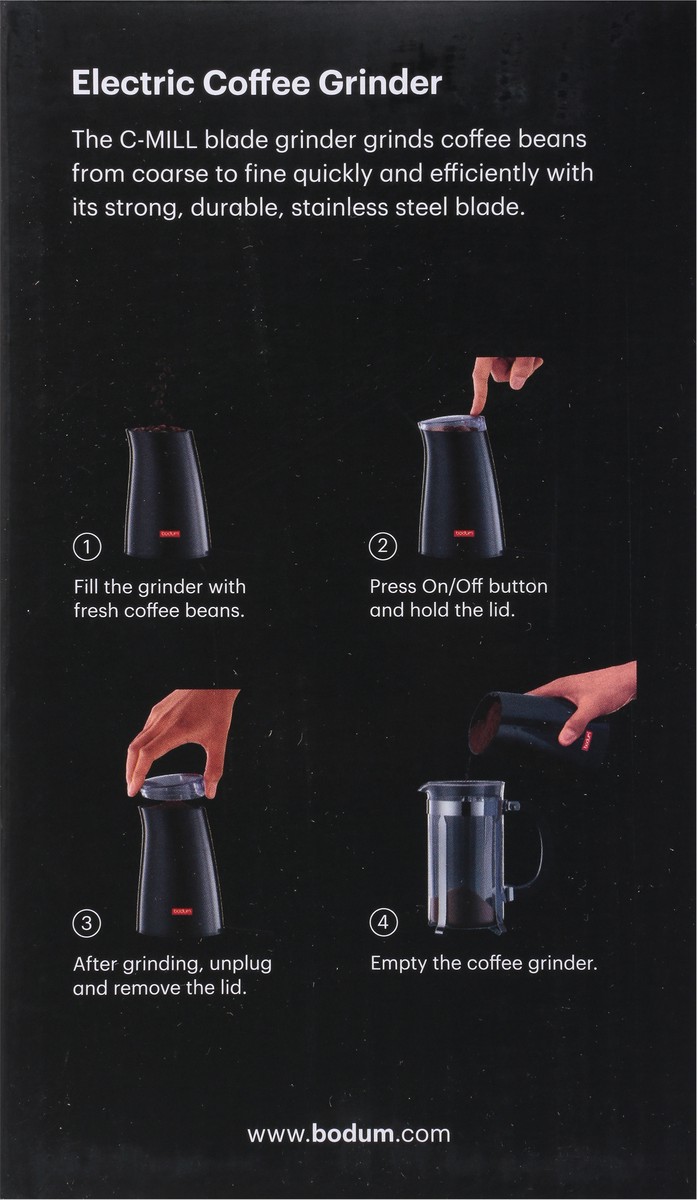 slide 5 of 9, Bodum C-mill Electric Coffee Grinder - EA, 1 ct