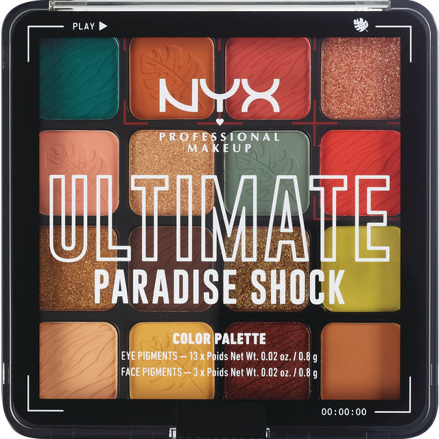 slide 1 of 1, Nyx Ult Shadow Palette, 1 oz