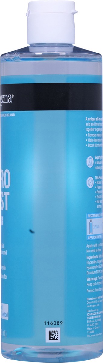 slide 3 of 13, Neutrogena Hydro Boost Triple Micellar Water Face Cleanser with Hyaluronic Acid - 13.5 fl oz, 13.5 fl oz