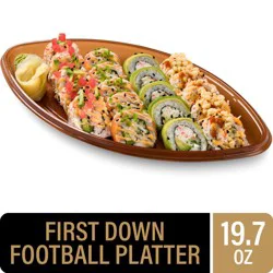 Private Selection Sushi First Down Football Platter - 20 pc