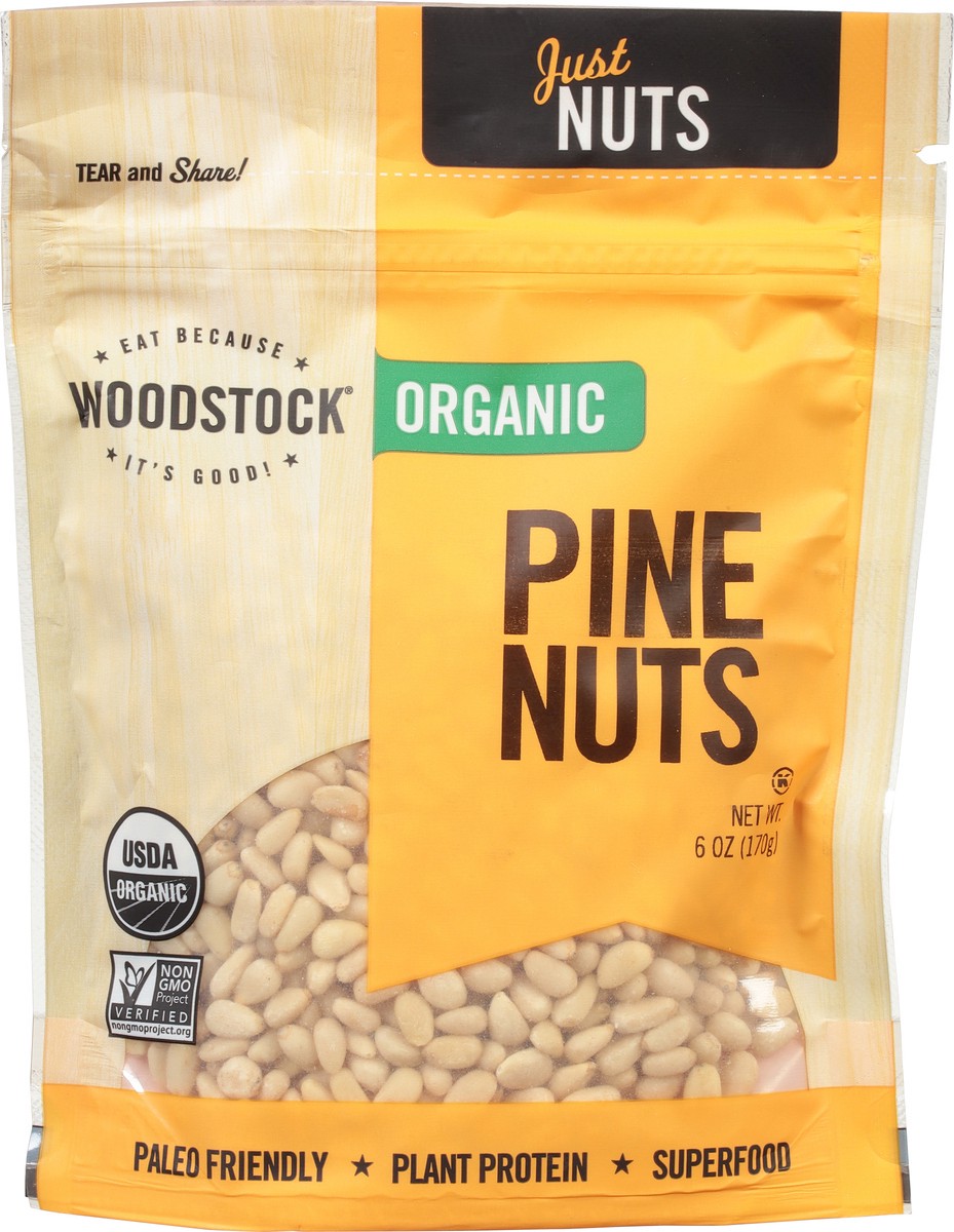 slide 5 of 9, Woodstock Organic Pine Nuts 6 oz, 6 oz