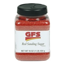 slide 1 of 1, GFS Red Sanding Sugar, 16 oz