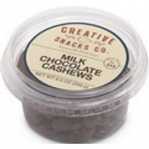 slide 1 of 1, Creative Snacks Co. Milk Chocolate Cashews, 9.5 oz