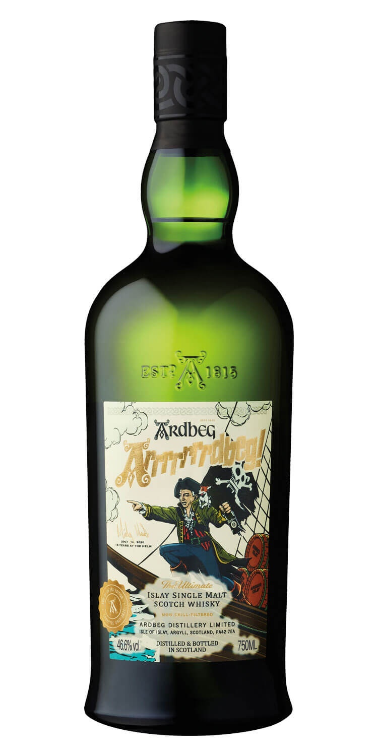 slide 1 of 1, Ardbeg Arrrrrrrdbeg Single Malt Scotch, 750 ml