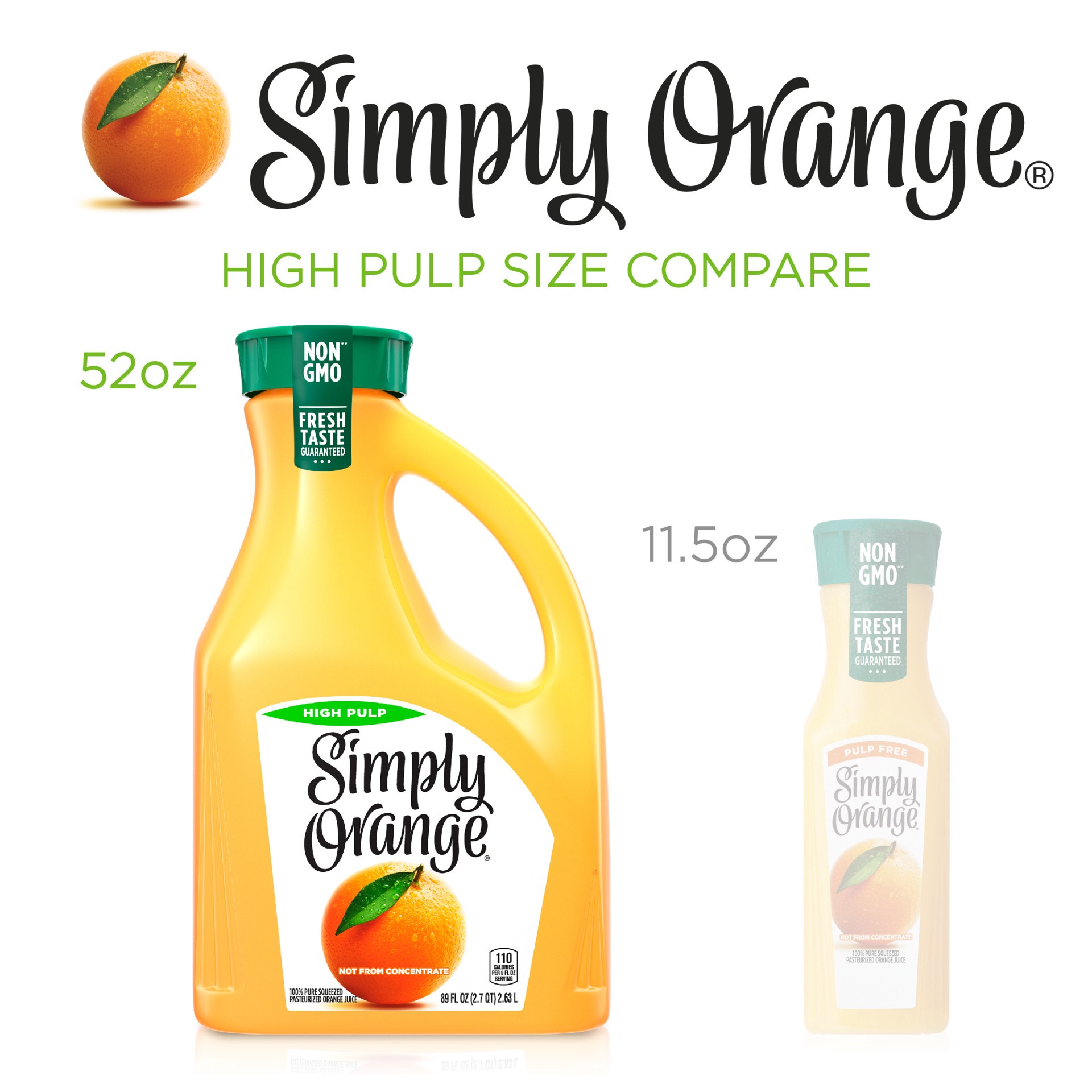 Simply Orange High Pulp Orange Juice 2 63l Plastic Jug 2 63 Liter Shipt Simply Orange High Pulp Orange Juice 2 63l Plastic Jug 2 63 Liter Shipt
