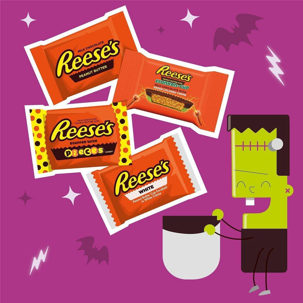 slide 4 of 5, Reese's Halloween Lovers Variety Pack Snack Size, 85 ct