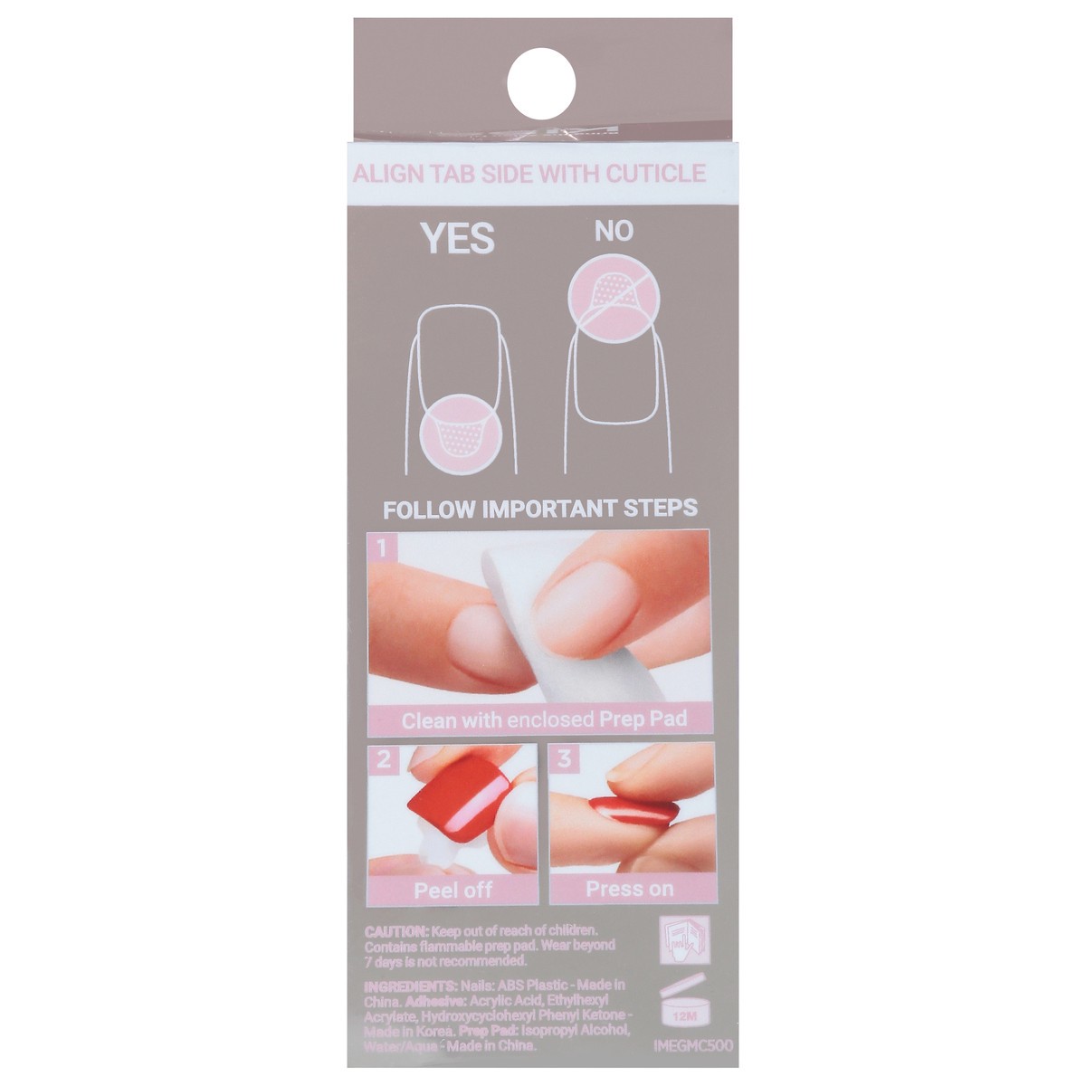 slide 13 of 13, imPRESS Glazed Donut Premium Nails Medium 30 ea, 30 ct