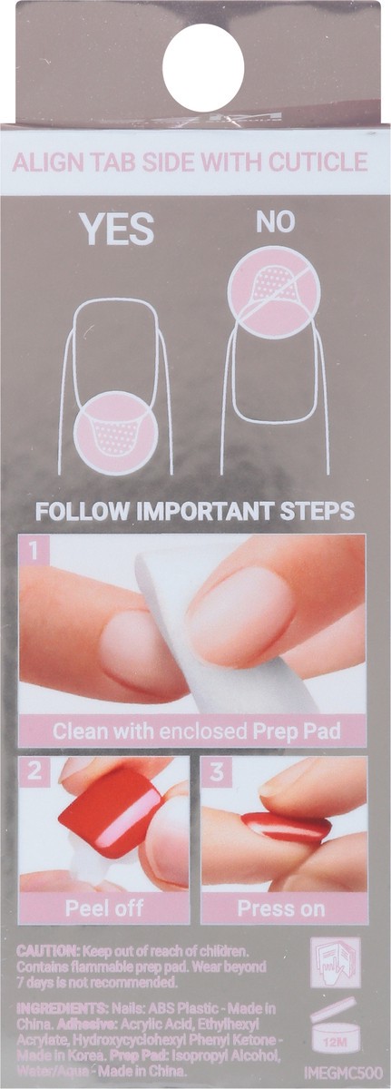 slide 9 of 13, imPRESS Glazed Donut Premium Nails Medium 30 ea, 30 ct