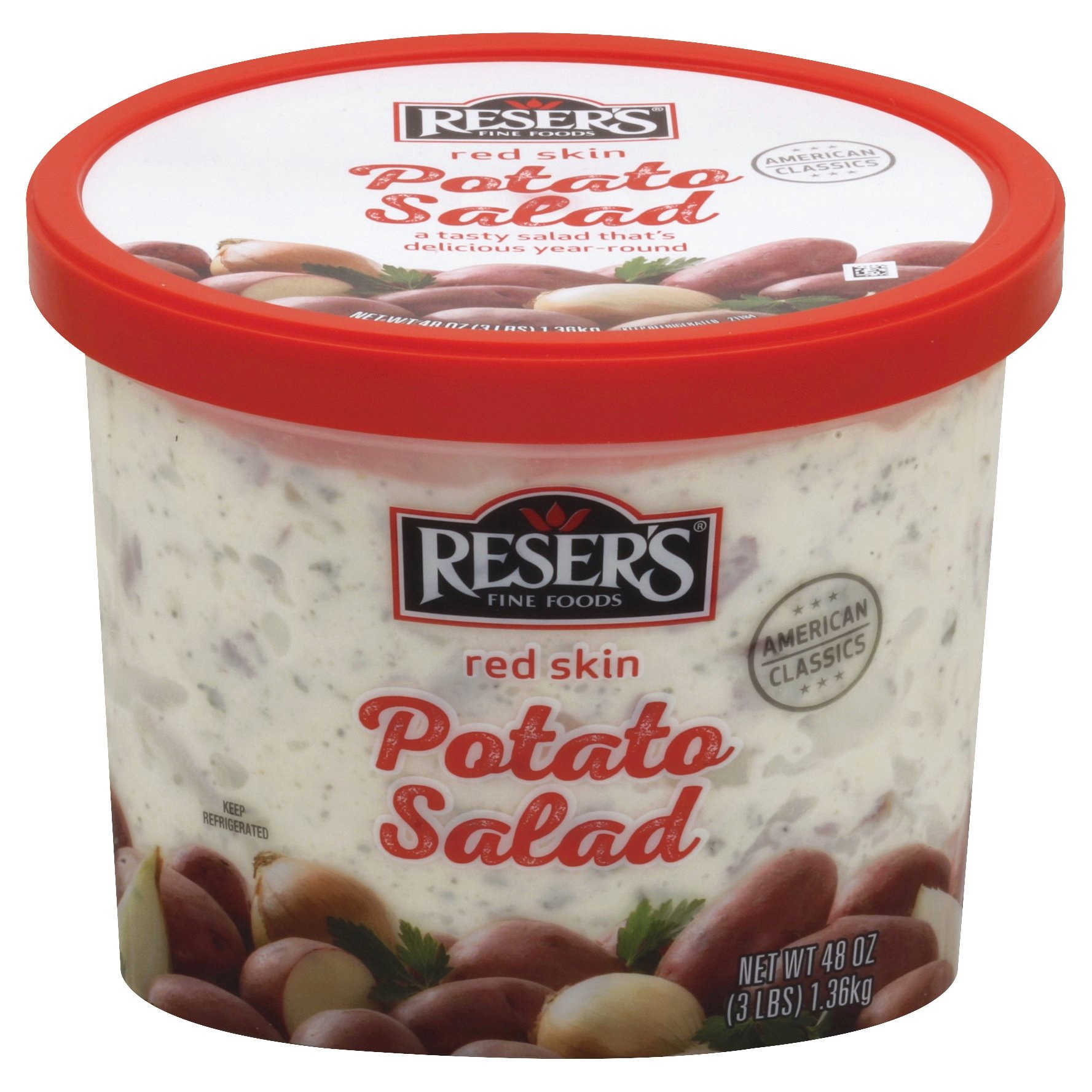 slide 1 of 7, Reser's Potato Salad, 48 oz