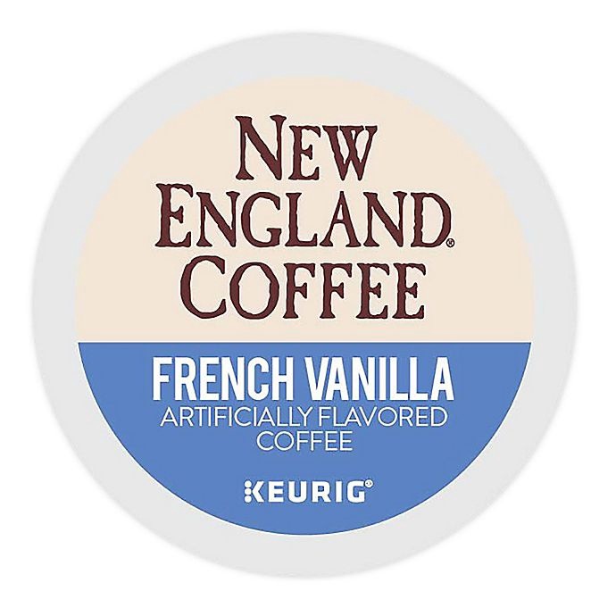 slide 1 of 5, New England Coffee French Vanilla Coffee Keurig K-Cup Pods, 24 ct