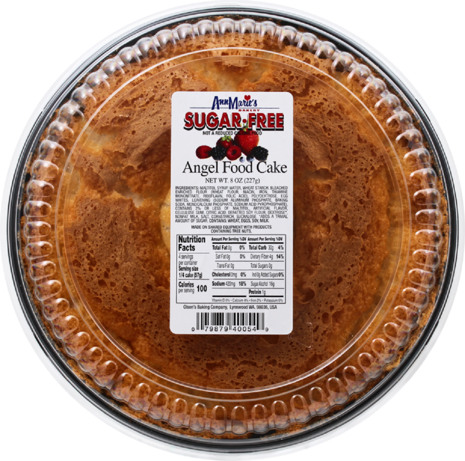 slide 1 of 4, Ann Marie Ol Sugar Free Angel Food Ring, 1 ct