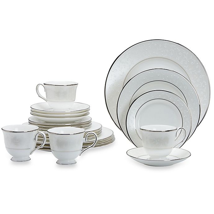 slide 1 of 1, Lenox Opal Innocence Dinnerware Set, 20 ct