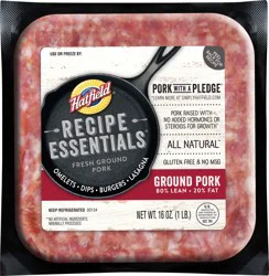 Hatfield Recipe Essentials Ground Pork 16 oz
