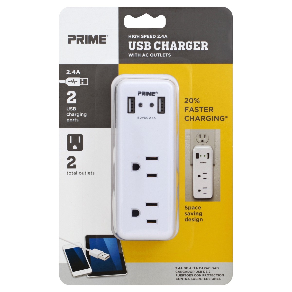 slide 2 of 3, Prime USB Charger 1 ea, 1 ct