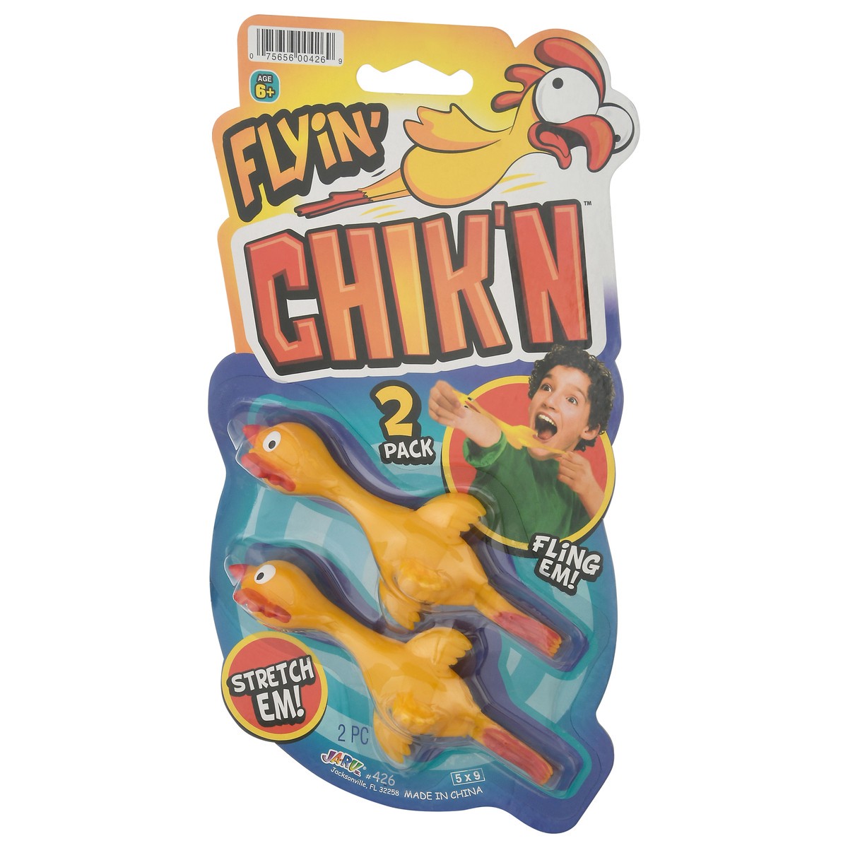 slide 6 of 9, Ja-Ru 2 Pack Age 6+ Flyin' Chik'n 2 ea, 2 ct