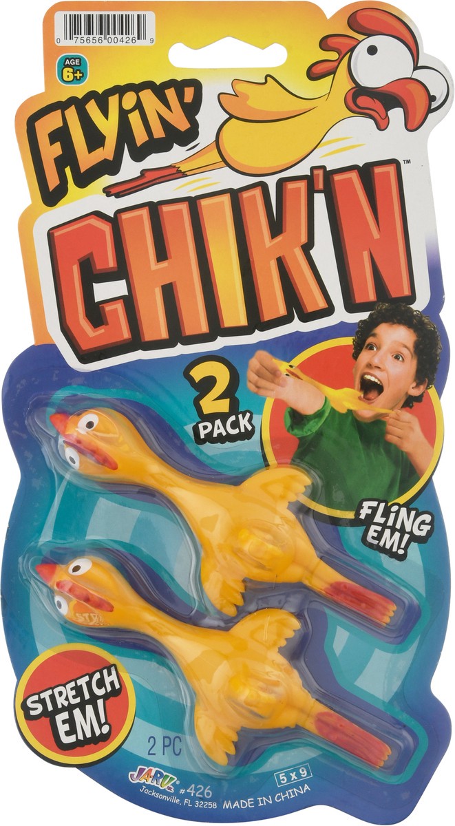 slide 4 of 9, Ja-Ru 2 Pack Age 6+ Flyin' Chik'n 2 ea, 2 ct