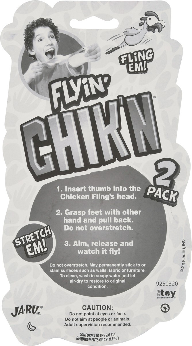 slide 8 of 9, Ja-Ru 2 Pack Age 6+ Flyin' Chik'n 2 ea, 2 ct