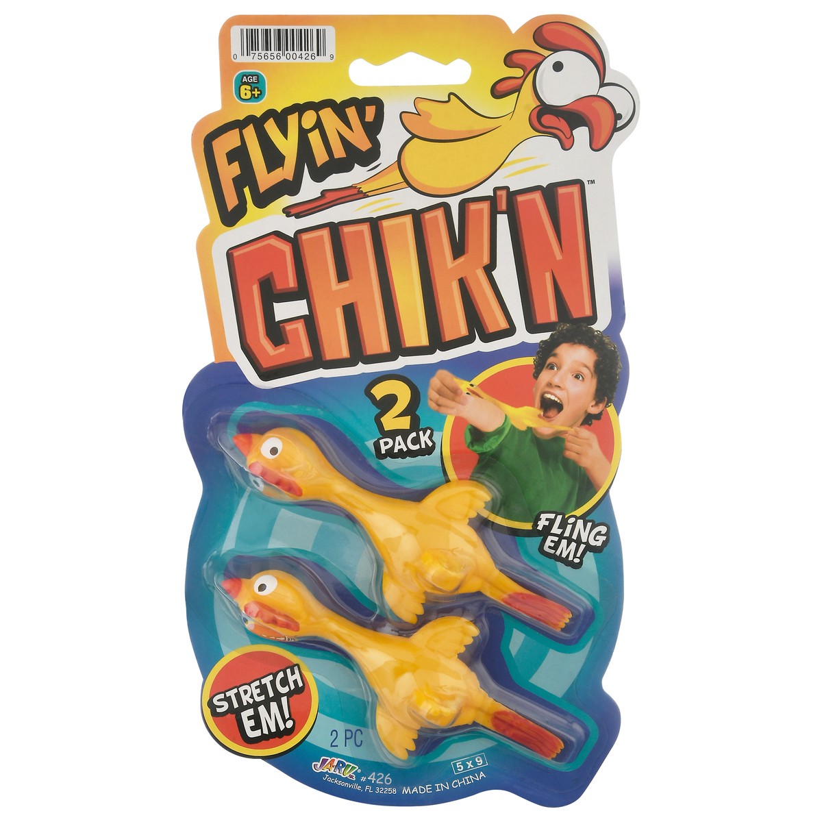 slide 5 of 9, Ja-Ru 2 Pack Age 6+ Flyin' Chik'n 2 ea, 2 ct